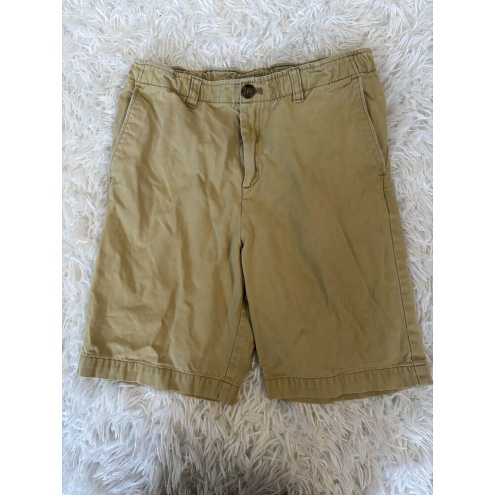 Lands End Kids Boys Sz. 16 Khaki Chino Shorts. Nice Pair